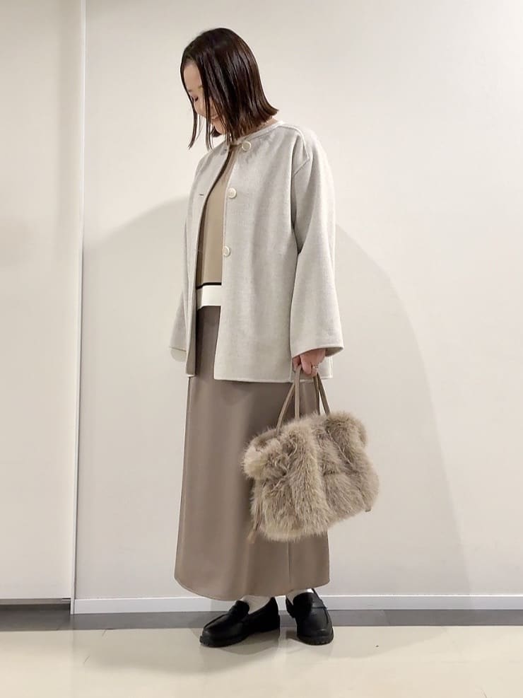 YUIさんの「UNTITLED｜【ミディ丈/軽やか】セミラグランリバー コート」を使ったコーディネート