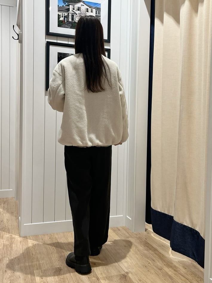 mihoさんの「Dessin｜【2WAY】リバーシブルタフタボアアウター」を使ったコーディネート