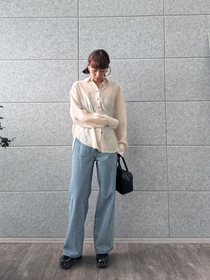 designer yukaさんの「CODE A｜oversize float shirts」を使ったコーディネート