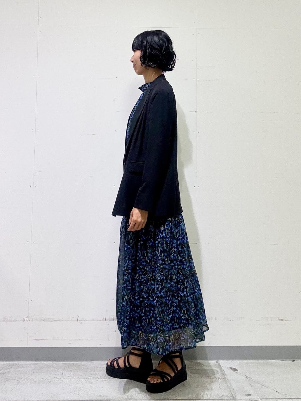 naoさんの「INDIVI｜【軽く羽織れる！】ダブルジャケット」を使ったコーディネート