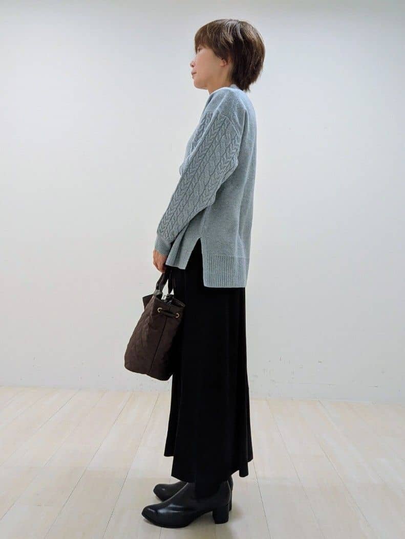 nishiさんの「Reflect｜【SS-4Lサイズ】フーデッドミドルダウンコート」を使ったコーディネート