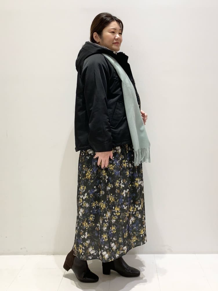 みいちゃんさんの「grove｜【名品アウター/3WAY・はっ水】ボアライナー付マウンテンパーカ」を使ったコーディネート