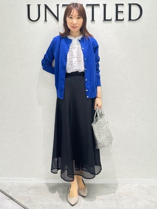 Miwaさんの「UNTITLED｜フープトップネックレス」を使ったコーディネート