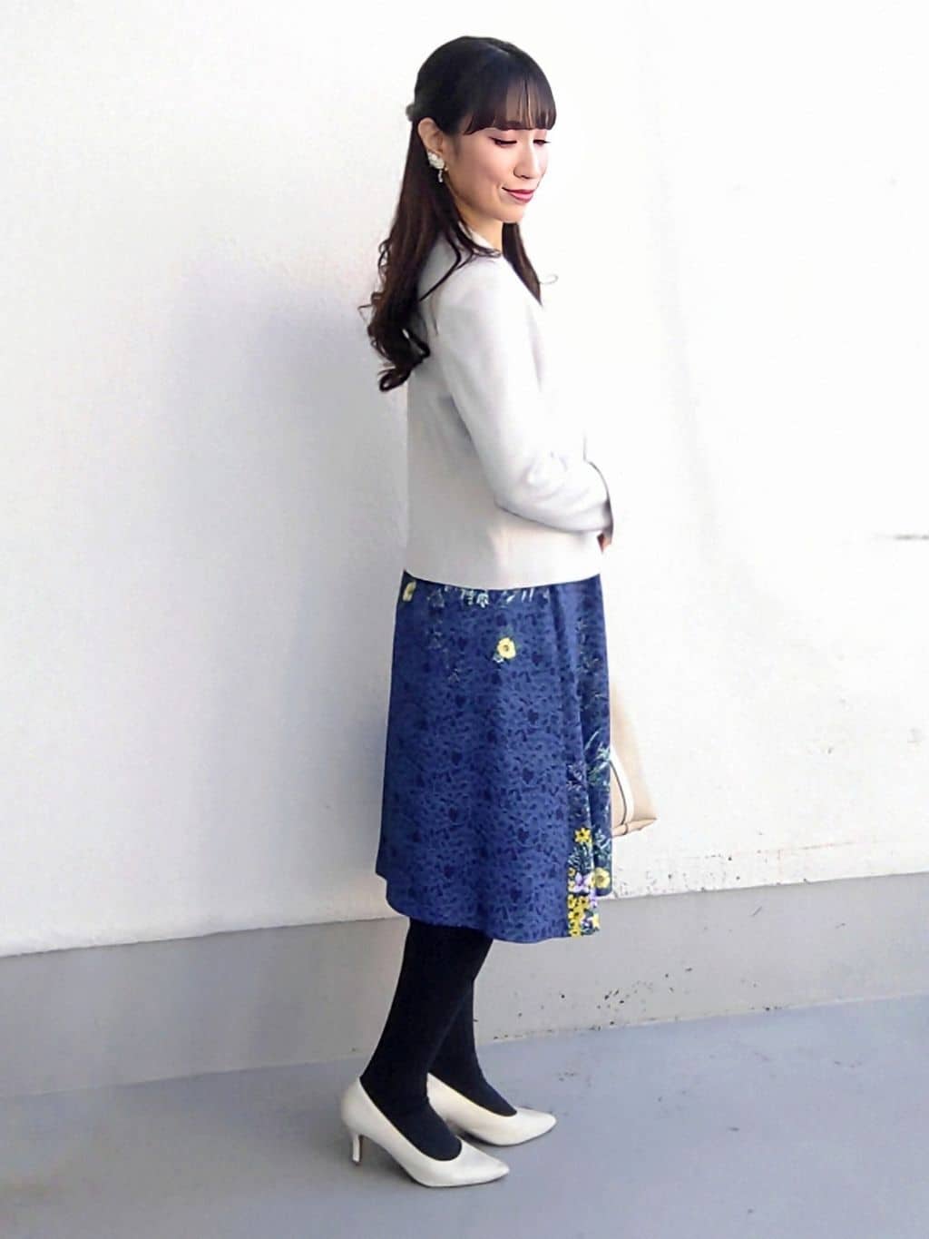 keinaさんの「SunaUna｜【co creation and yours／SS～L】レースプリント柄ワンピース」を使ったコーディネート