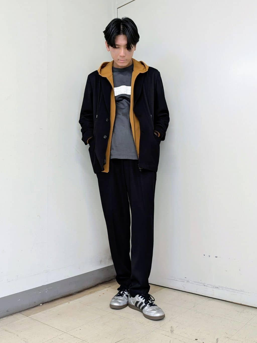 ryoさんの「TAKEO KIKUCHI｜【JUST ONE LAYER】ダウンファブリック テーラード ジャケット」を使ったコーディネート