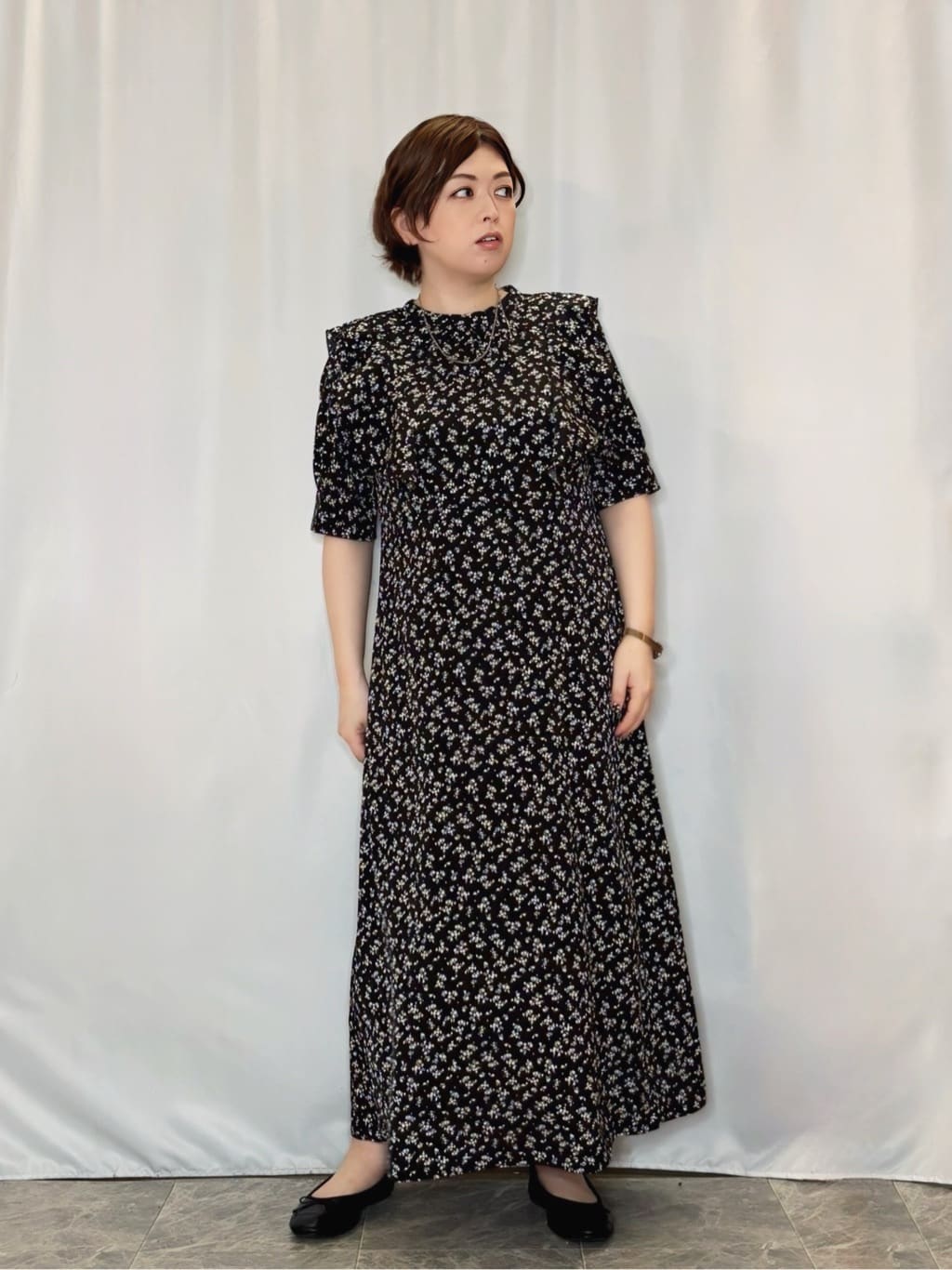 たみさんの「SHOO･LA･RUE｜【S-LL】寒暖差のある時期に 大人上品なシアーブルゾン」を使ったコーディネート