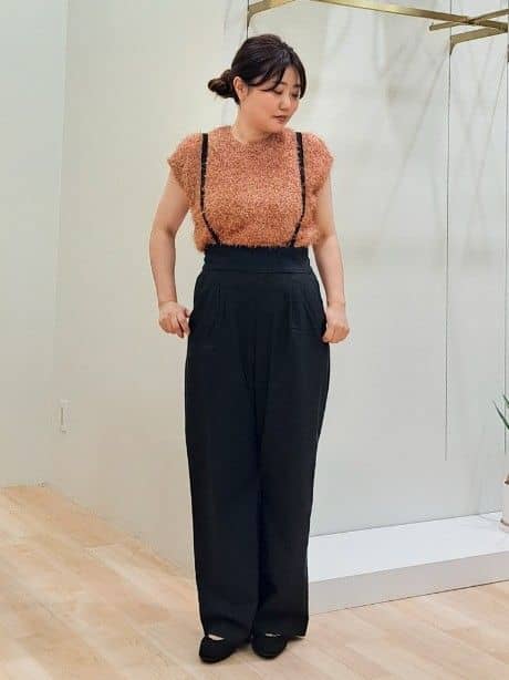 ふるさんの「grove｜【2WAY】ハイパーストレッチストラップパンツ」を使ったコーディネート