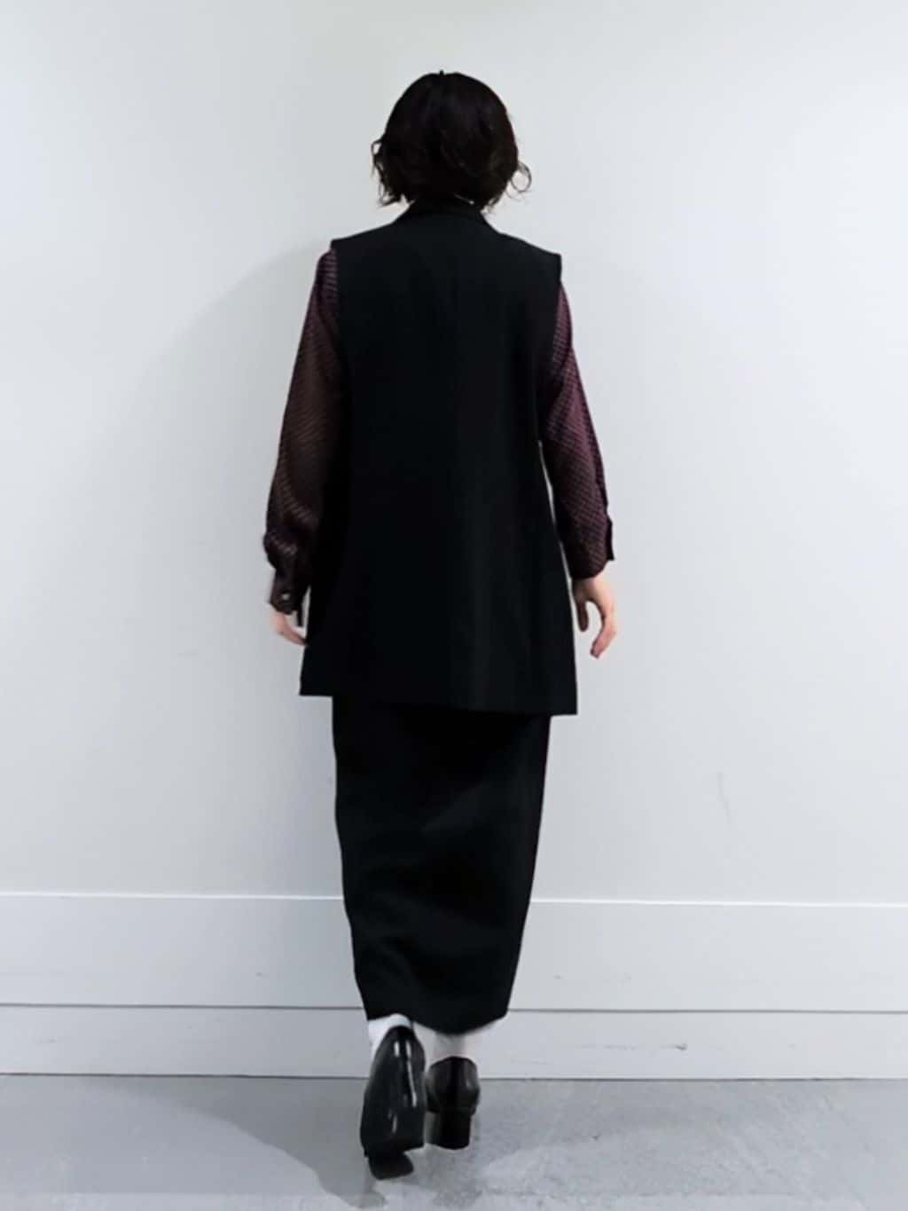 ミズタさんの「UNTITLED｜【セットアップ可/洗える】スラブテーラードカラージレ」を使ったコーディネート
