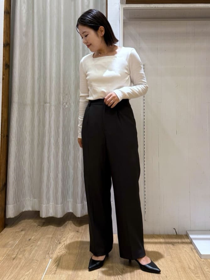 chさんの「THE SHOP TK｜ノーカラージレ【セットアップ可/洗濯機OK】/CAVIANシリーズ」を使ったコーディネート