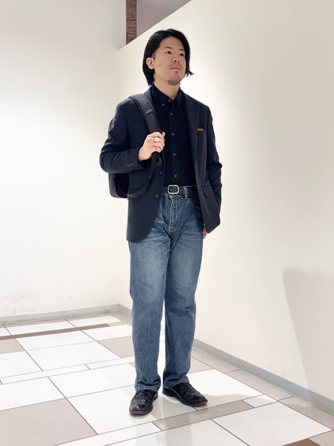 及川さんの「TAKEO KIKUCHI｜【Sサイズ～】ラッセルメッシュ ジャケット」を使ったコーディネート