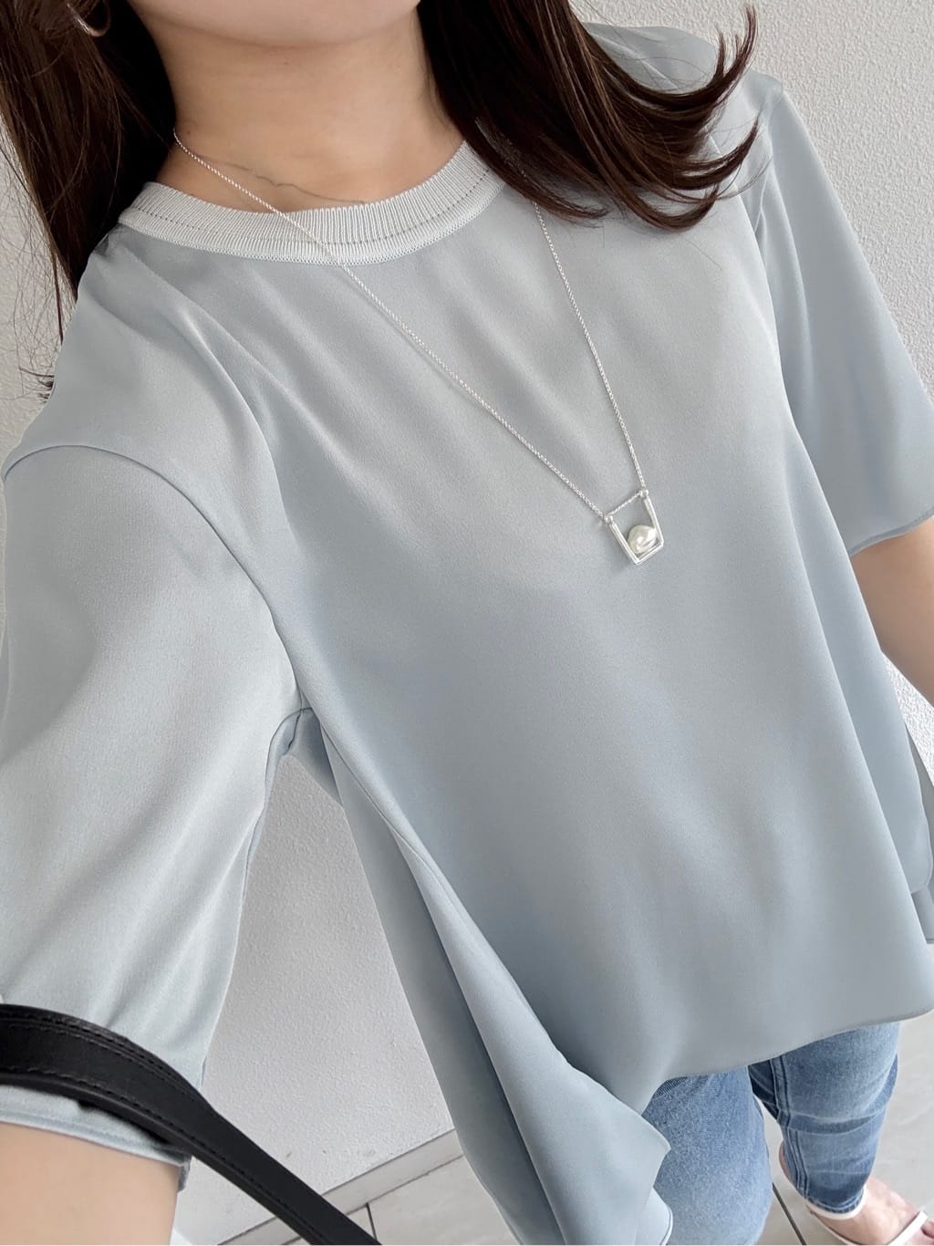 kahoさんの「INDIVI｜【バックシャン】デザインTブラウス」を使ったコーディネート