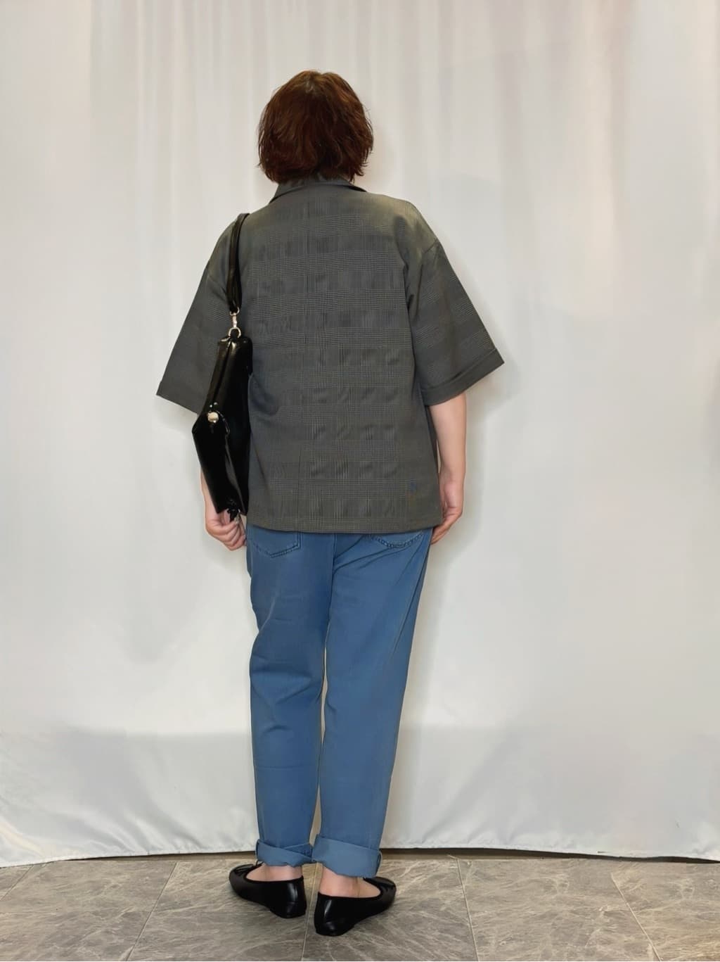たみさんの「SHOO･LA･RUE｜【セットアップ可/洗濯後しわになりにくい】5分袖テーラードジャケット」を使ったコーディネート