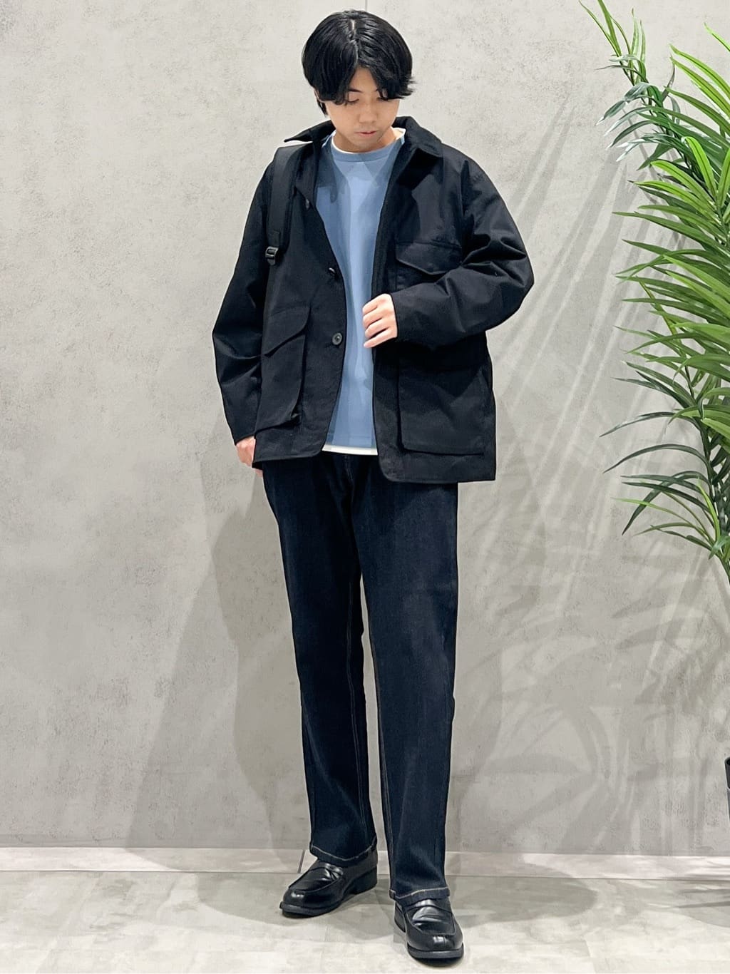 SHI-MAさんの「THE SHOP TK｜デッキブルゾン 【手洗い可/リラックスシルエット】」を使ったコーディネート