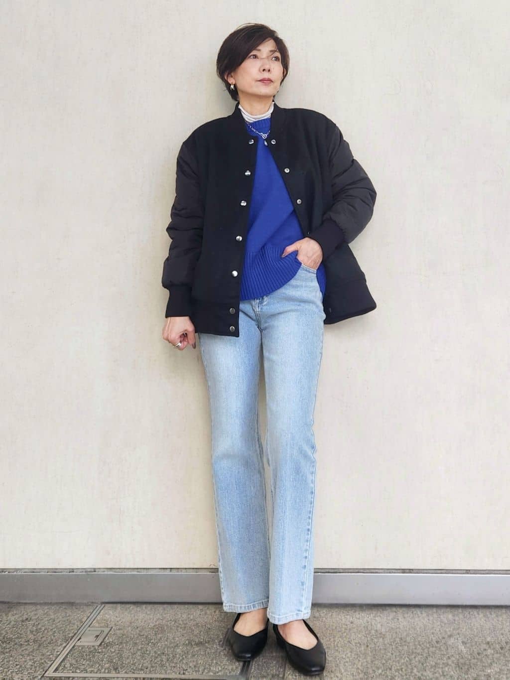 milkyさんの「OPAQUE.CLIP｜《リバーシブル》キルティングブルゾン」を使ったコーディネート