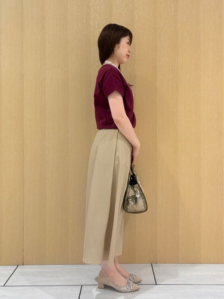 CHISATOさんの「UNTITLED｜【洗える/前後2WAY】ネックプルオーバーニット」を使ったコーディネート