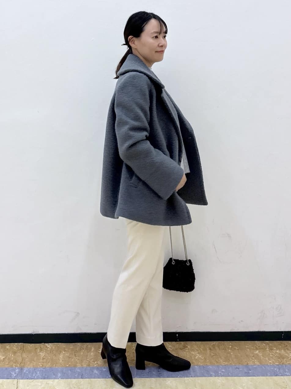 akariさんの「index｜ハイネックパフニット【洗濯機OK】」を使ったコーディネート