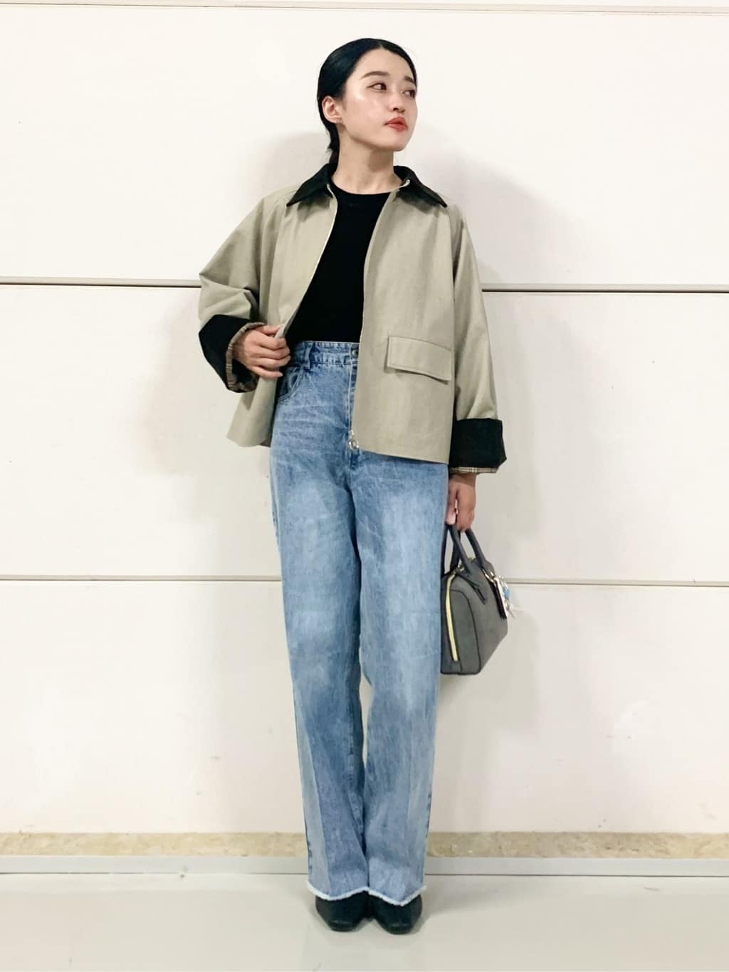 sahoさんの「THE SHOP TK｜カバーオールジャケット【洗える】」を使ったコーディネート