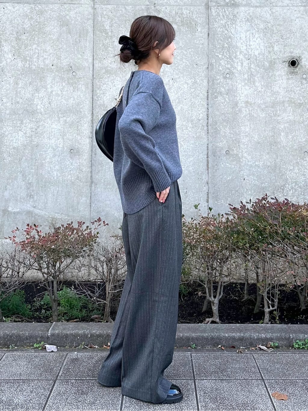 makiさんの「OPAQUE.CLIP｜カシミヤブレンドウールチェスターコート」を使ったコーディネート