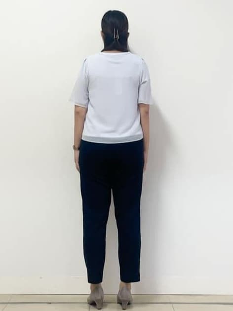 chisaさんの「Reflect｜【一枚着で着映え◎／ジャケットのインナーにも】フロント開きブラウス」を使ったコーディネート