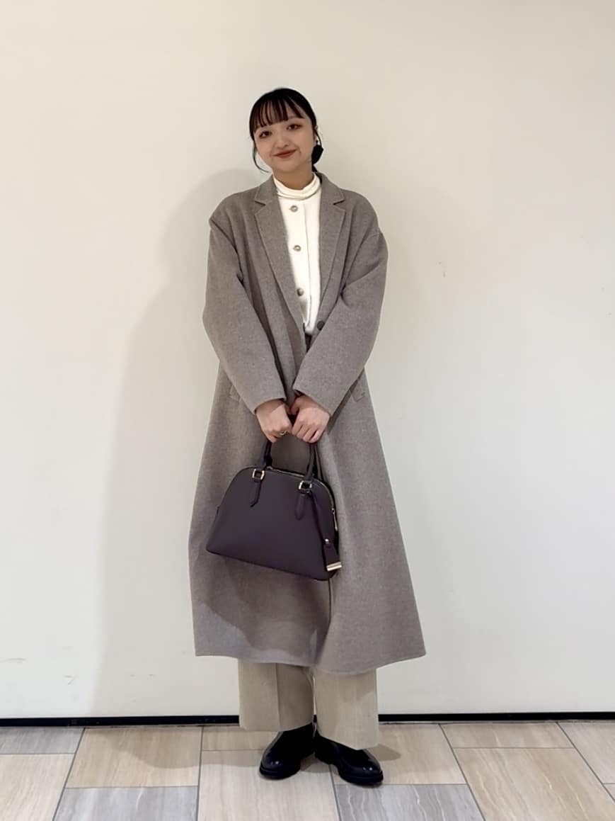 YUKAさんの「UNTITLED｜【ロング丈/軽やか】テーラード　リバーコート」を使ったコーディネート