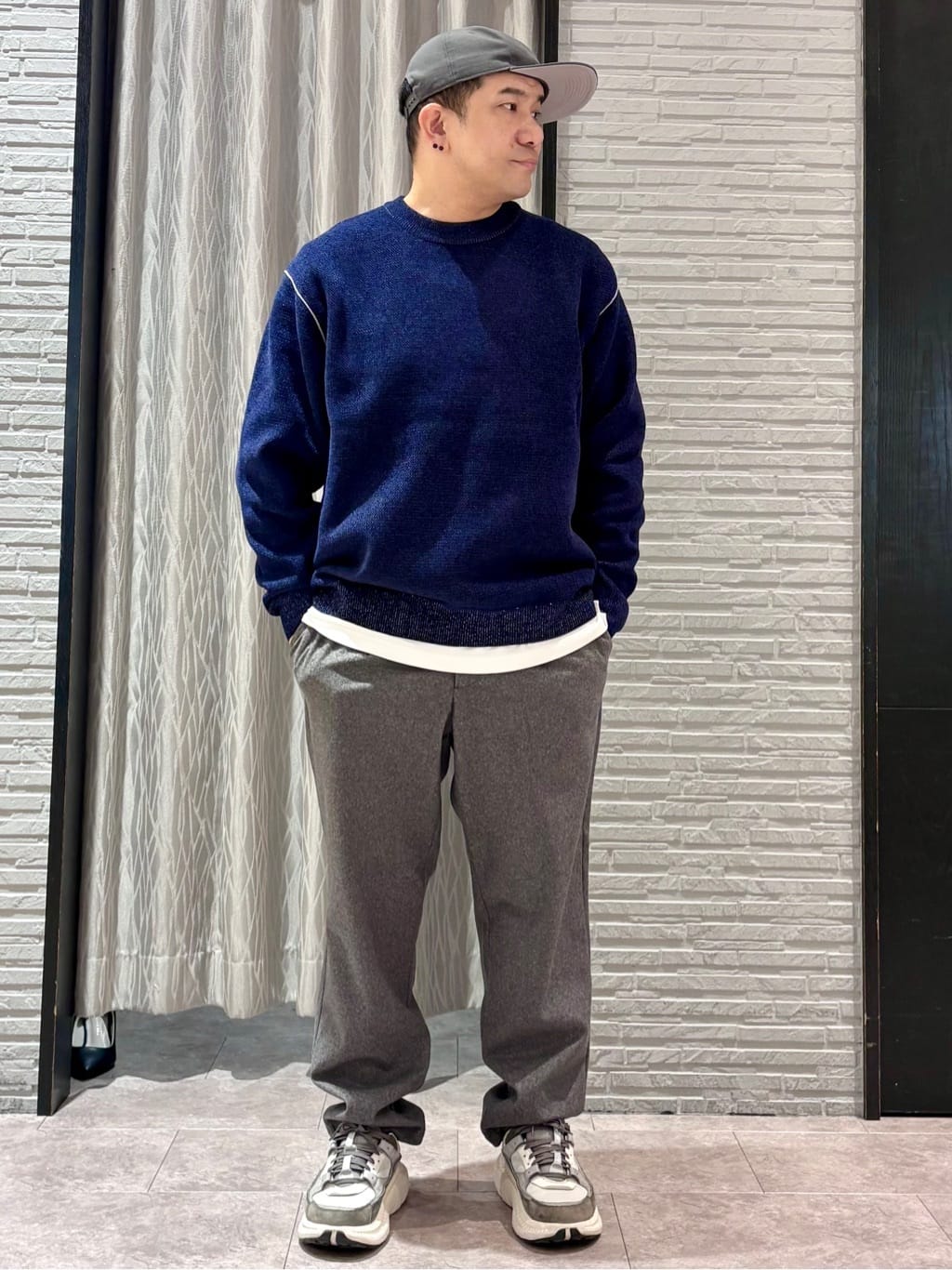 Pーyamaさんの「THE SHOP TK｜【大人の上品カジュアルを叶える】ハグするニット 洗濯機OK／6色展開」を使ったコーディネート