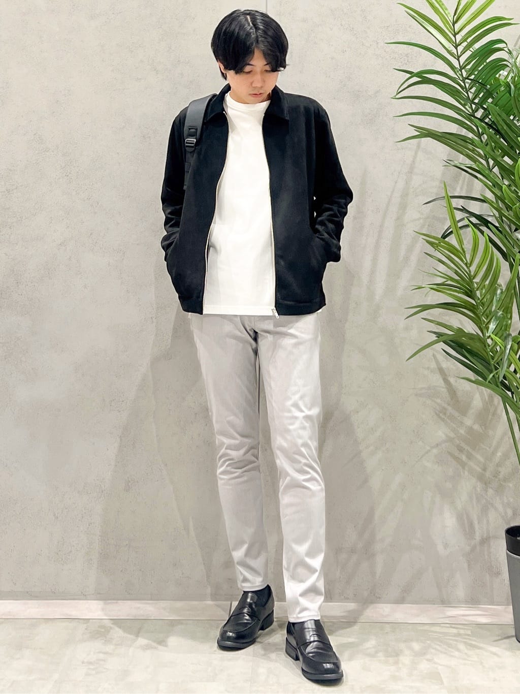 SHI-MAさんの「THE SHOP TK｜ジャケット長袖Tシャツ 【ON/OFF兼用】」を使ったコーディネート