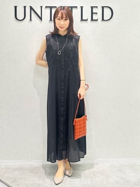 Miwaさんの「UNTITLED｜フープトップネックレス」を使ったコーディネート