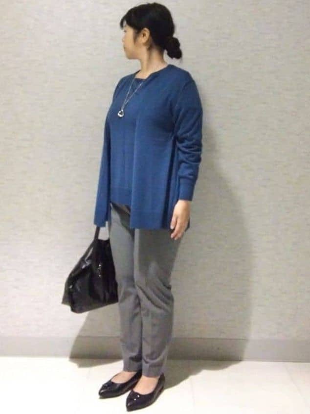 sakoさんの「Reflect｜【ちくちくしない／アンサンブル可／通勤におすすめ◎】オフボディ着流しカーディガン」を使ったコーディネート