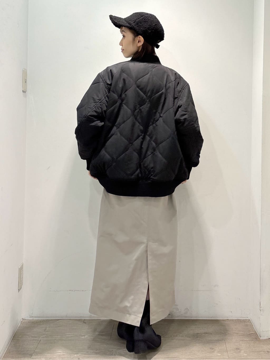 ぶまりんさんの「OPAQUE.CLIP｜ハイネックリブニット【洗濯機OK】」を使ったコーディネート