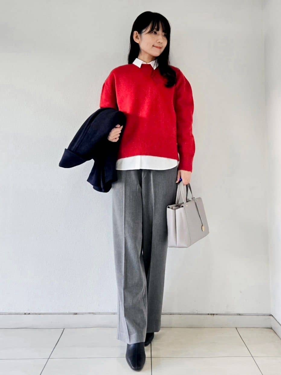 kumiさんの「index｜カシミヤブレンドウールミドルピーコート」を使ったコーディネート