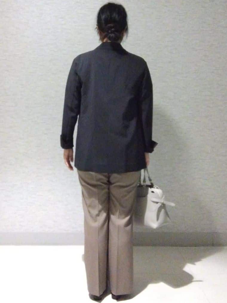 sakoさんの「Reflect｜【洗える】ドビーストライプブラウス」を使ったコーディネート