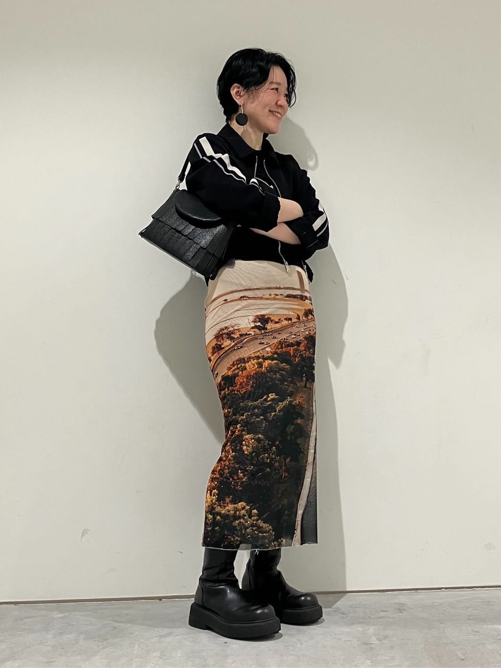 Cさんの「HIROKO HAYASHI｜FRANGIA（フランジャ）ショルダーバッグ」を使ったコーディネート