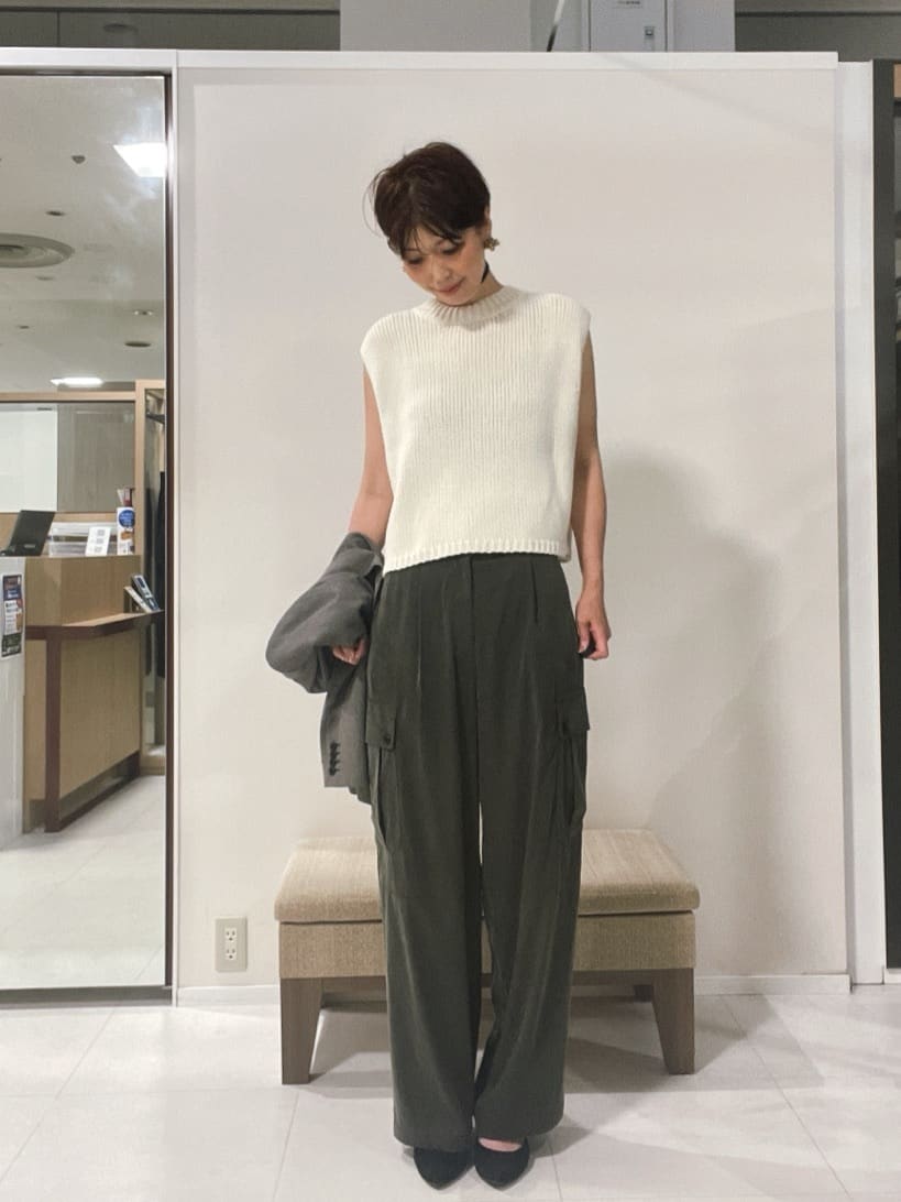 IWAMOさんの「UNTITLED｜【セットアップ可】ウールライク ダブルブレストジャケット」を使ったコーディネート