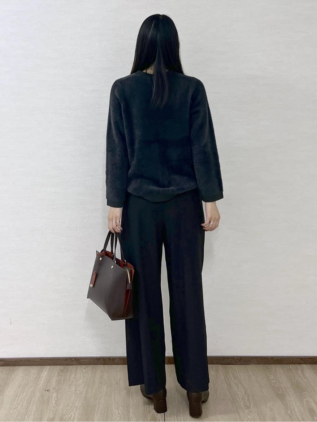 sachikoさんの「OPAQUE.CLIP｜タックデザインワイドパンツ【洗濯機OK】」を使ったコーディネート
