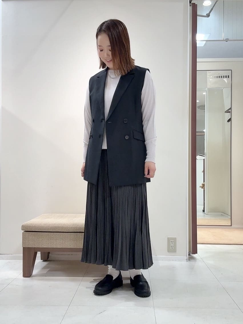 YUIさんの「UNTITLED｜【セットアップ可/洗える】スラブテーラードカラージレ」を使ったコーディネート
