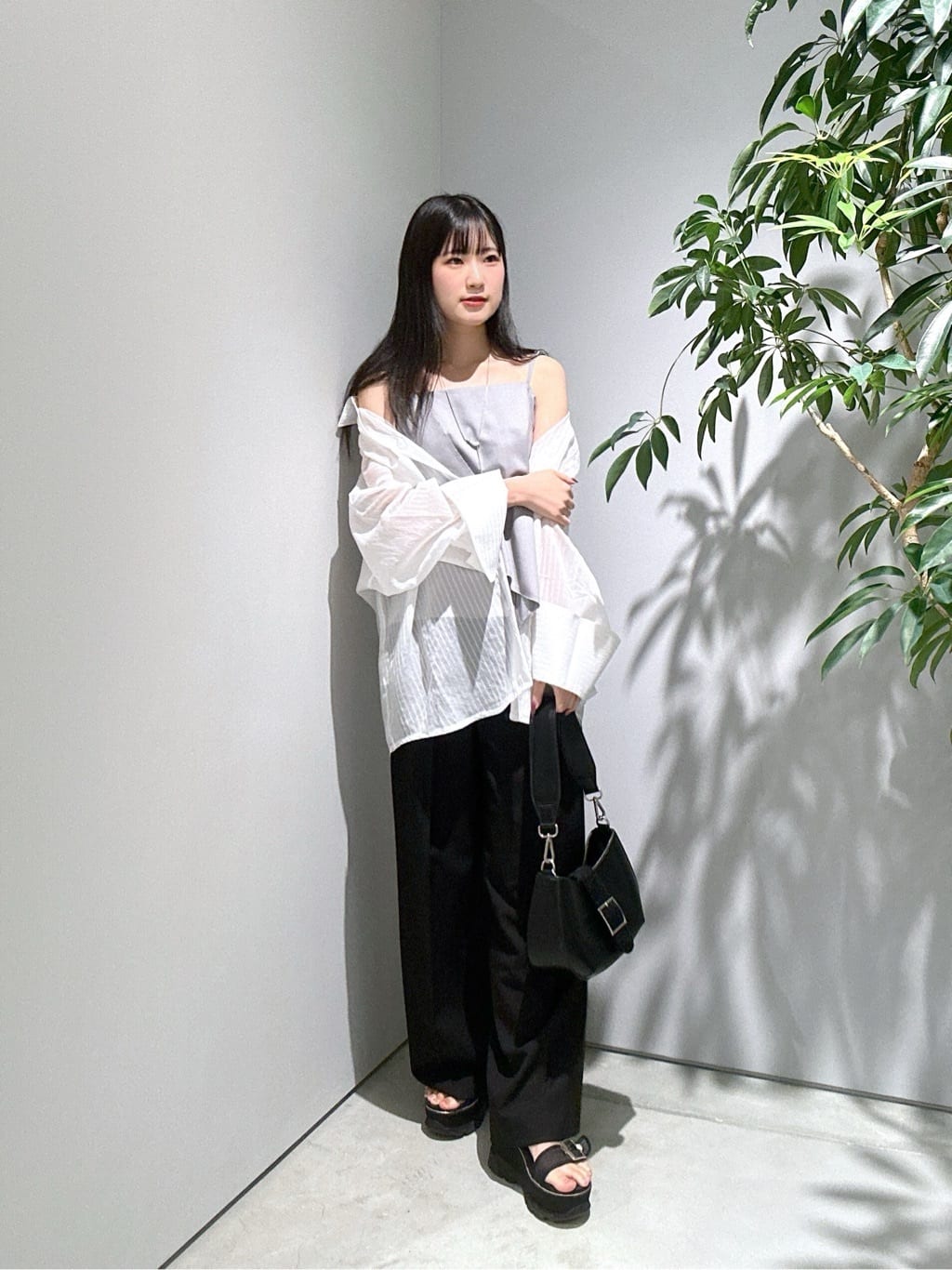 Renoさんの「INDIVI｜Timeless｜モードスラックス」を使ったコーディネート