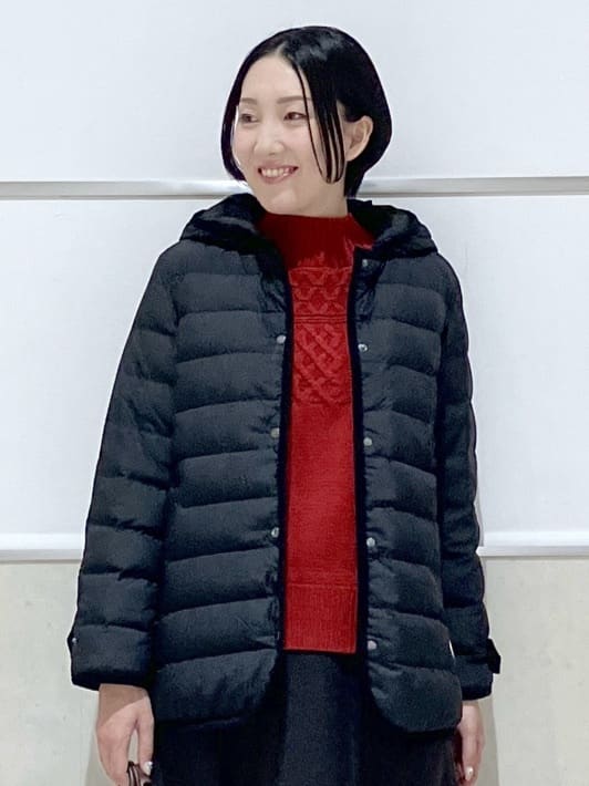 eriko さんの「Dessin｜【撥水・2WAY】ミュラーダウンコートミドル丈」を使ったコーディネート