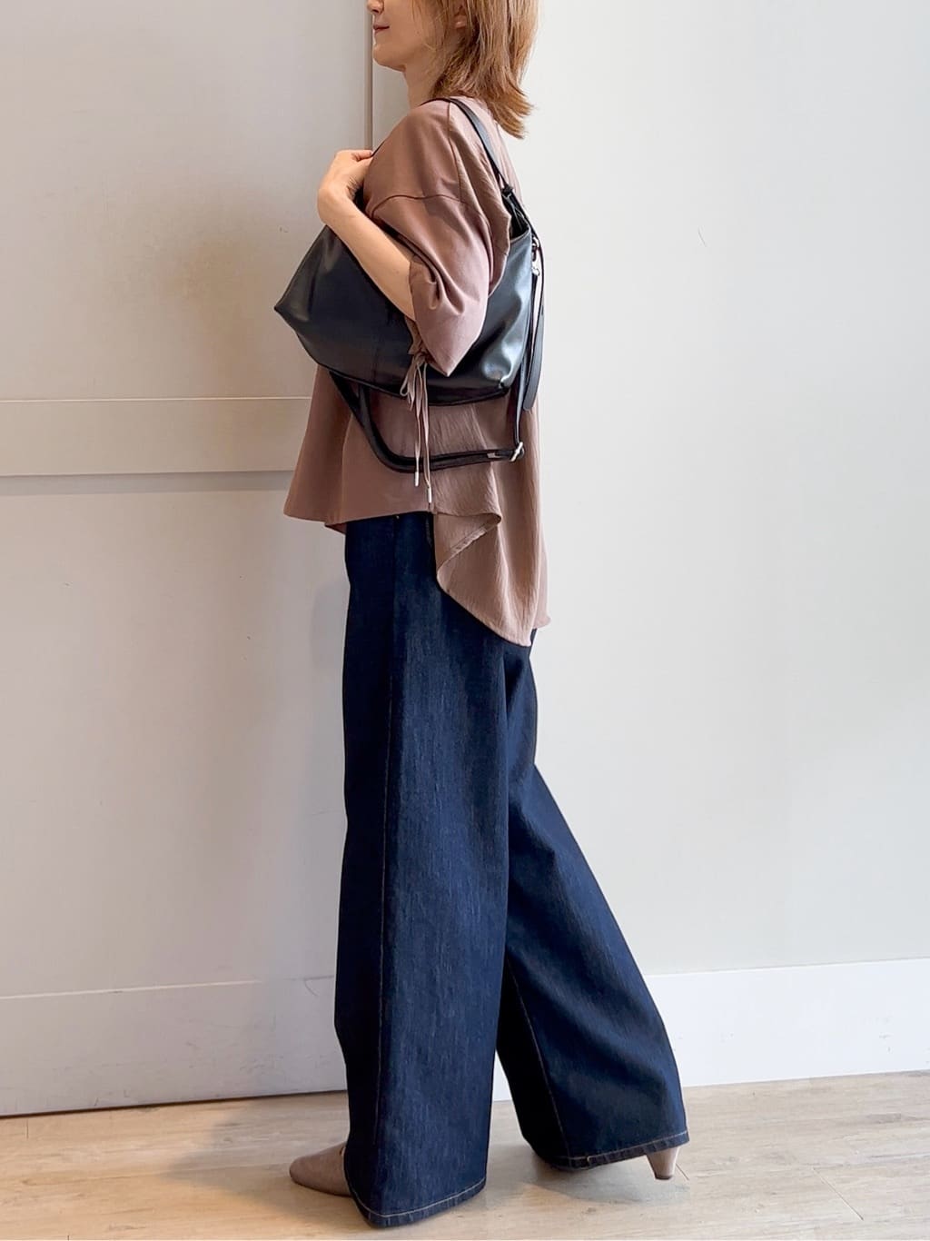yamakoさんの「grove｜【Lee&times;grove別注】WIDE DENIM PANTS」を使ったコーディネート