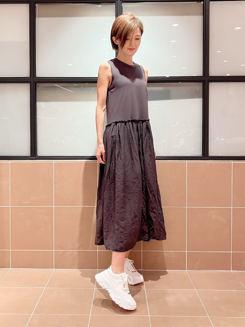 Ｋさんの「ESPERANZA｜グリッターラインスニーカー」を使ったコーディネート