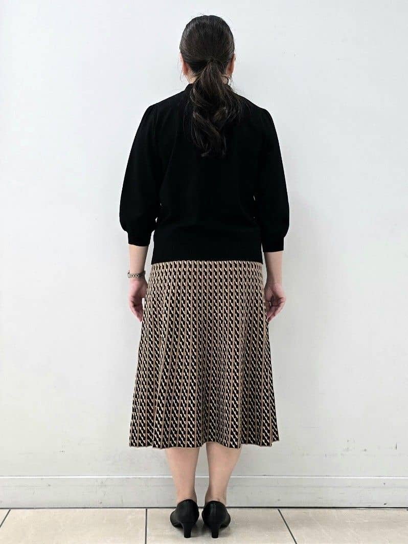 fkeさんの「Reflect｜【透けにくい◎】衿付き七分袖ニット」を使ったコーディネート