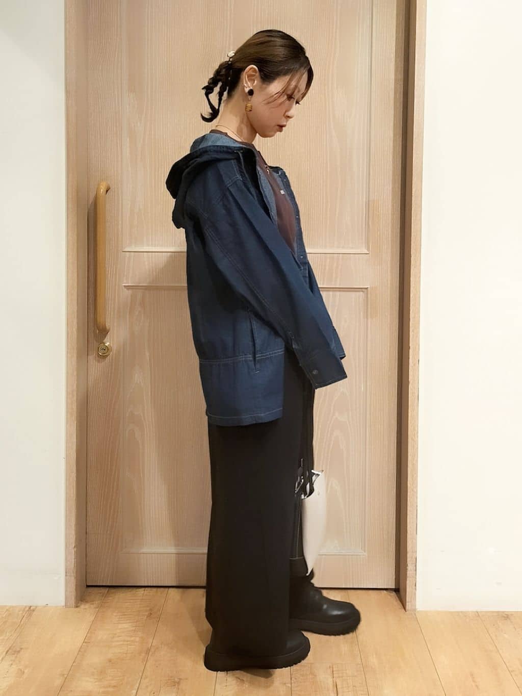 YUKIさんの「SHOO･LA･RUE｜【S-LL】美しく見せる ボートネックロンT」を使ったコーディネート