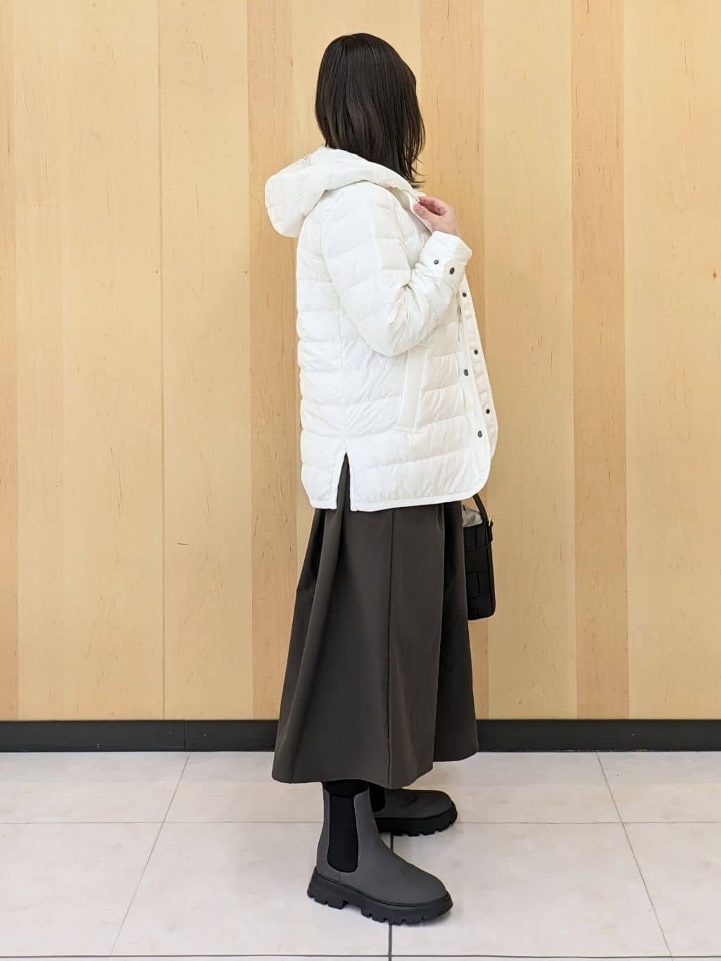 Ayakaさんの「Dessin｜【撥水・2WAY】ミュラーダウンコートミドル丈」を使ったコーディネート
