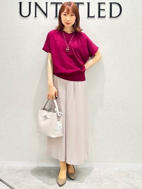 Miwaさんの「UNTITLED｜【追加】ライトダブルリングネックレス」を使ったコーディネート