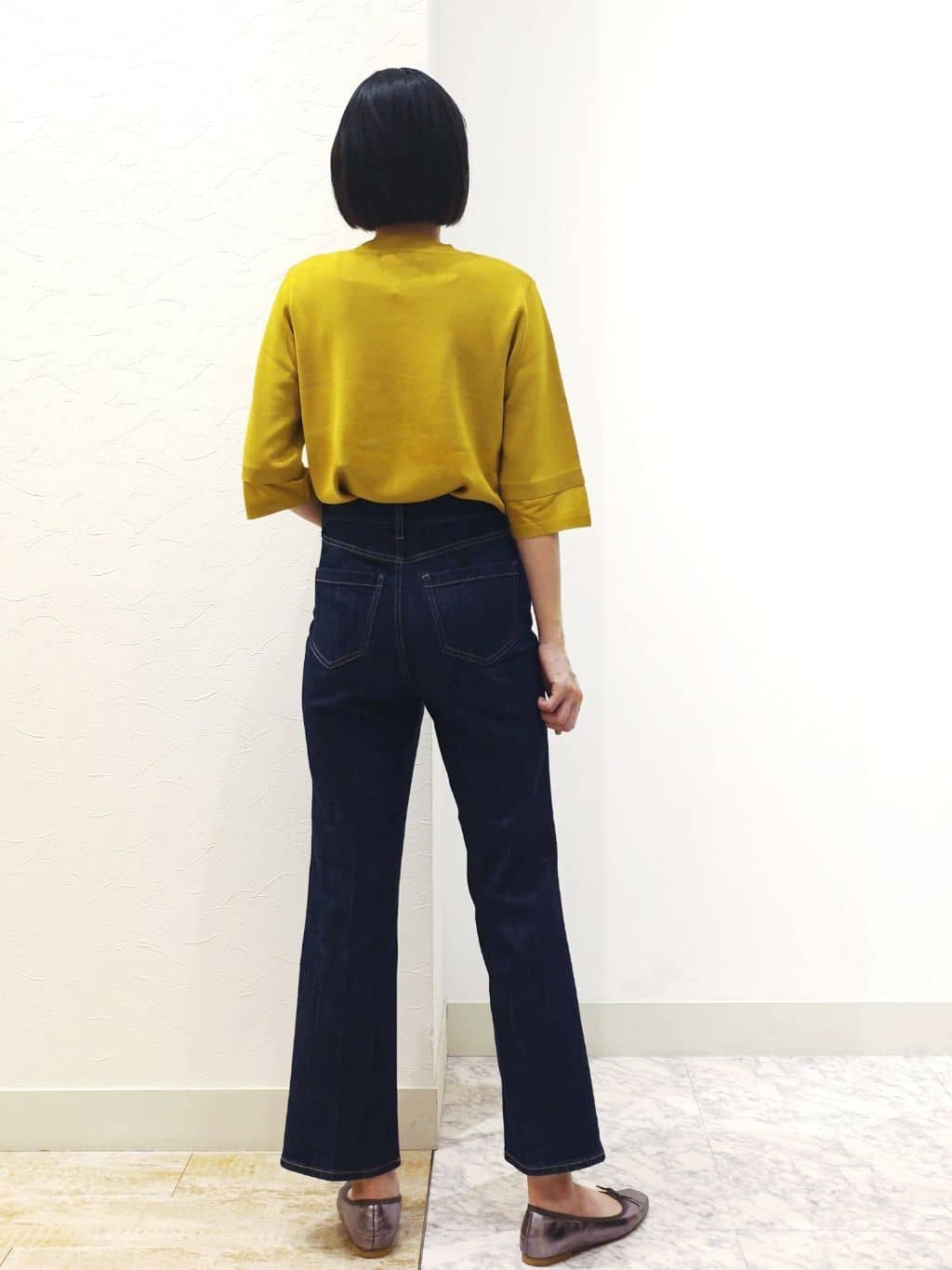 ケイさんの「grove｜【ひんやり多機能】やわらかドライタッチ 袖口シアードッキングプルオーバー」を使ったコーディネート