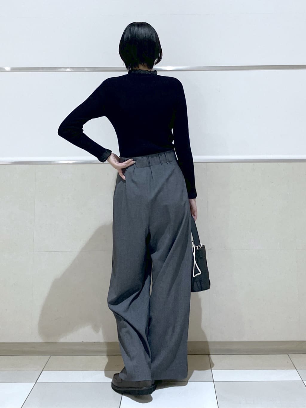 eriko さんの「Dessin｜【洗える】オーガンジーフリルニット」を使ったコーディネート