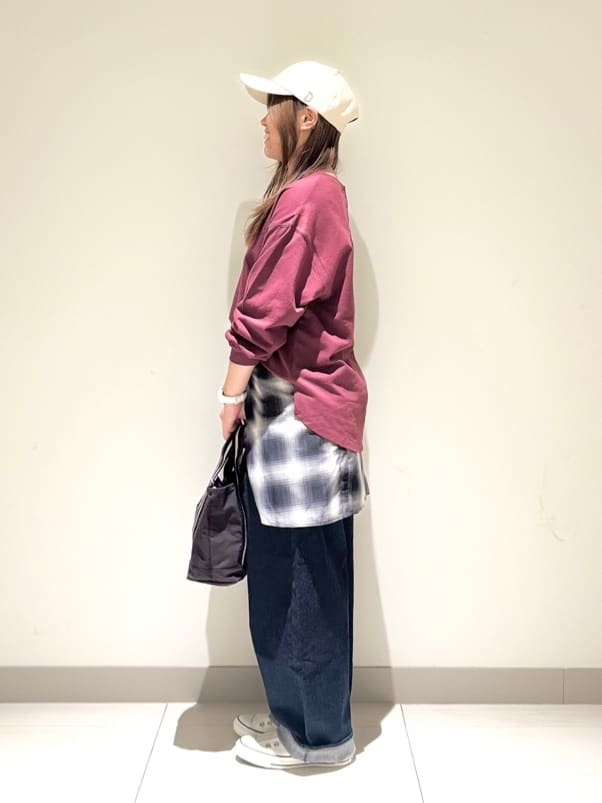 Liriさんの「Dessin｜【洗える】デニムカーブパンツ」を使ったコーディネート