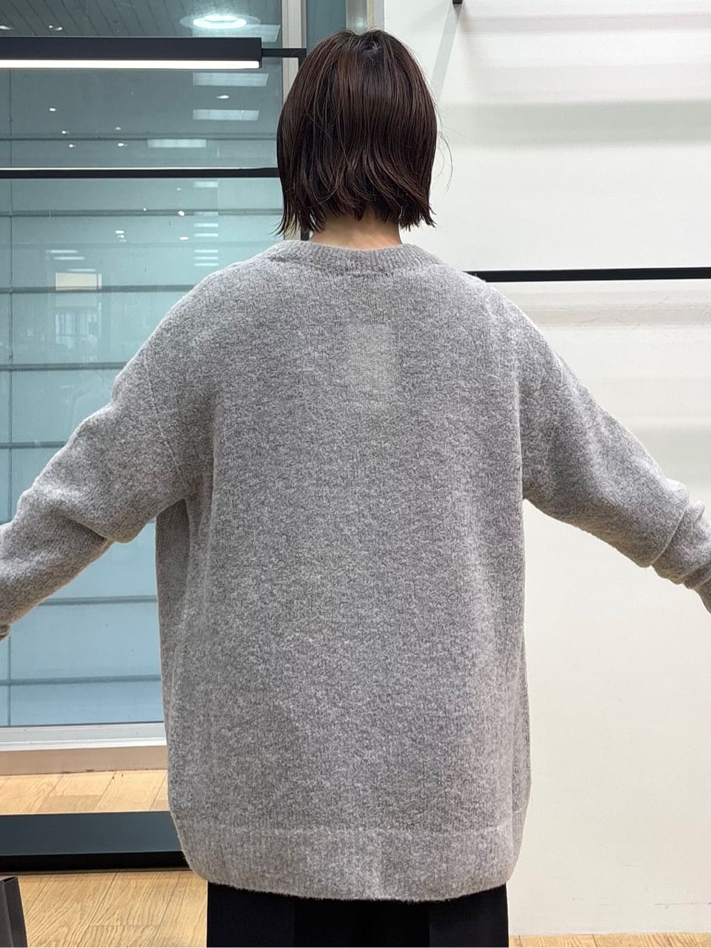 asamiさんの「INDIVI｜【洗える】胸元タックフリル長袖ブラウス」を使ったコーディネート