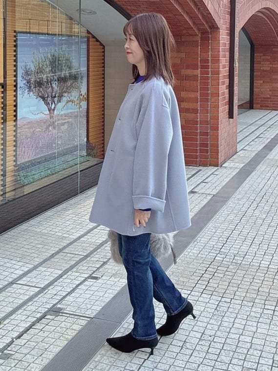 makiさんの「UNTITLED｜【ミディ丈/軽やか】セミラグランリバー コート」を使ったコーディネート