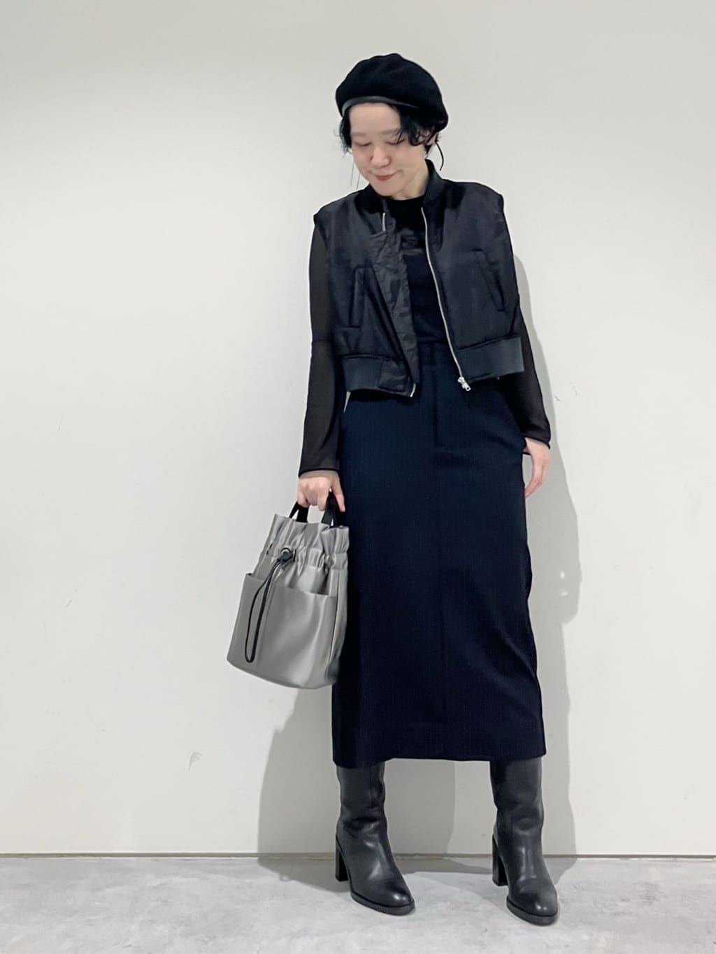 Cさんの「HIROKO HAYASHI｜LUINI SATINE（ルイーニ サティーネ）ショルダーバッグ」を使ったコーディネート