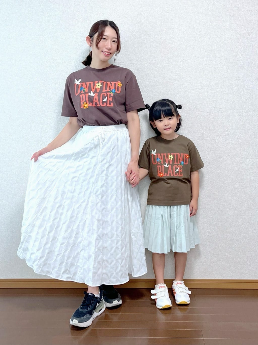canaさんの「Dessin｜【リンクコーデ】オーガニックコットンTシャツ」を使ったコーディネート